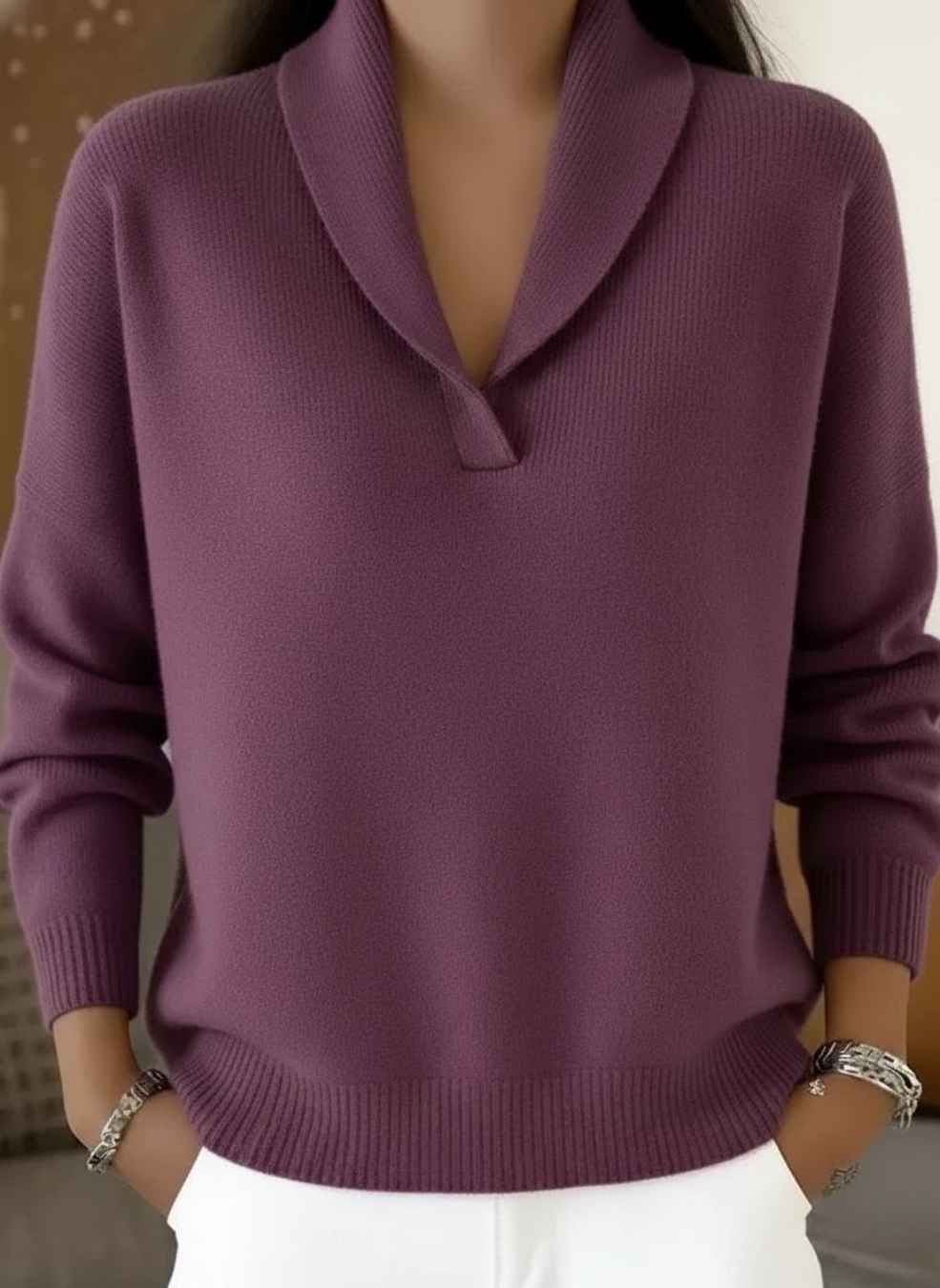 Rosario | Maglione con Scollatura a V