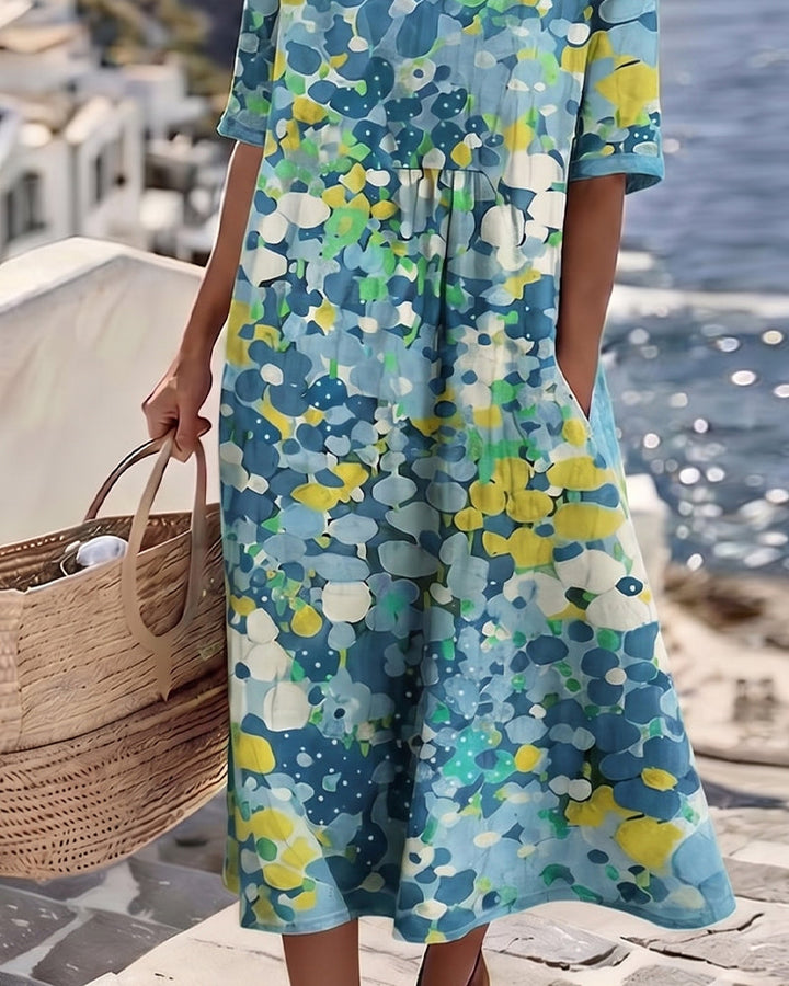 Fioralba | Abito Midi Floreale Elegante