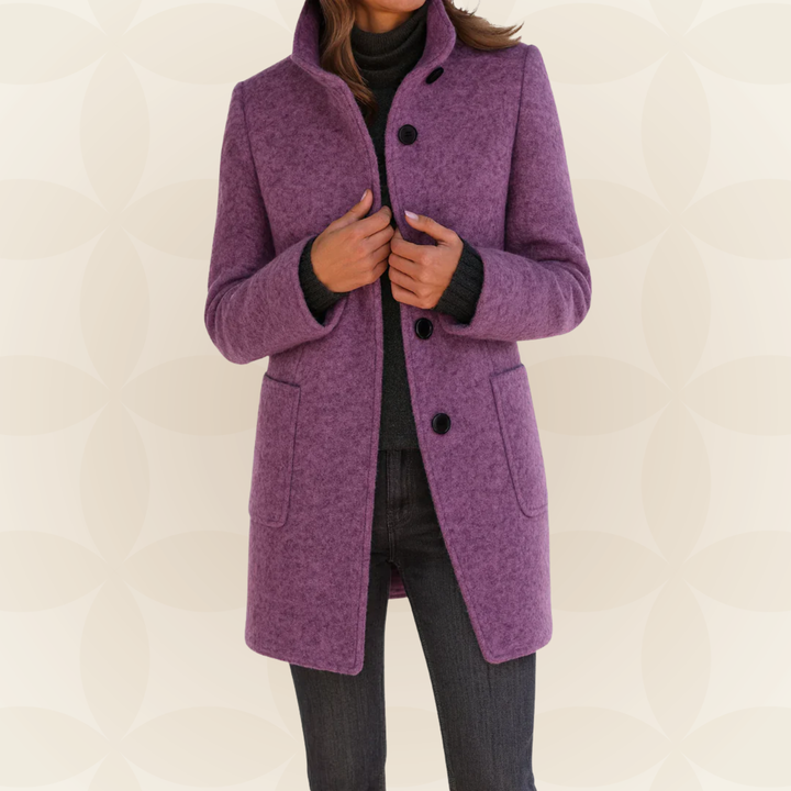 Anna | Cappotto Comfort con Collo Alto