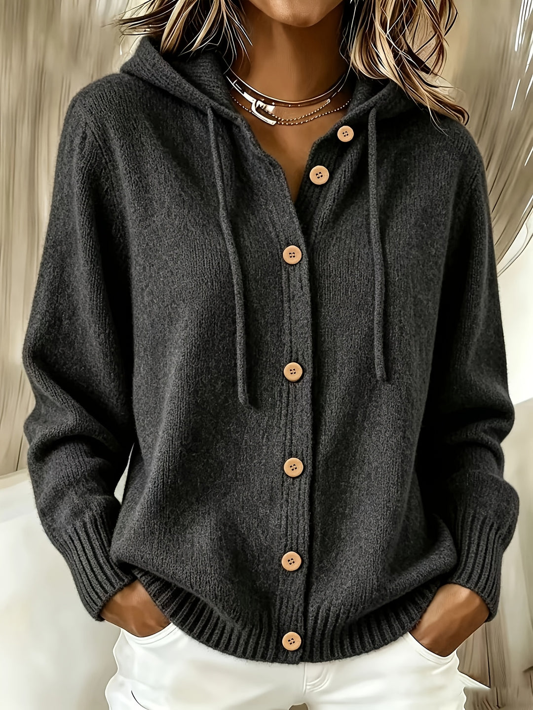 Ernesta | Cardigan con Cappuccio