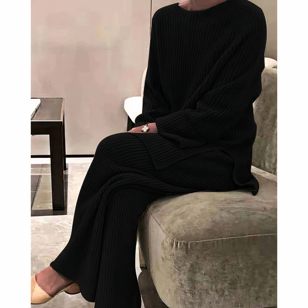 Samantha | Completo in Maglia con Maglione e Pantaloni