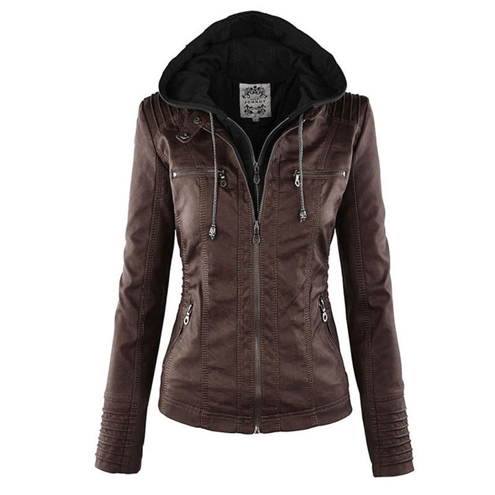Calliope | Giacca Biker con Cappuccio