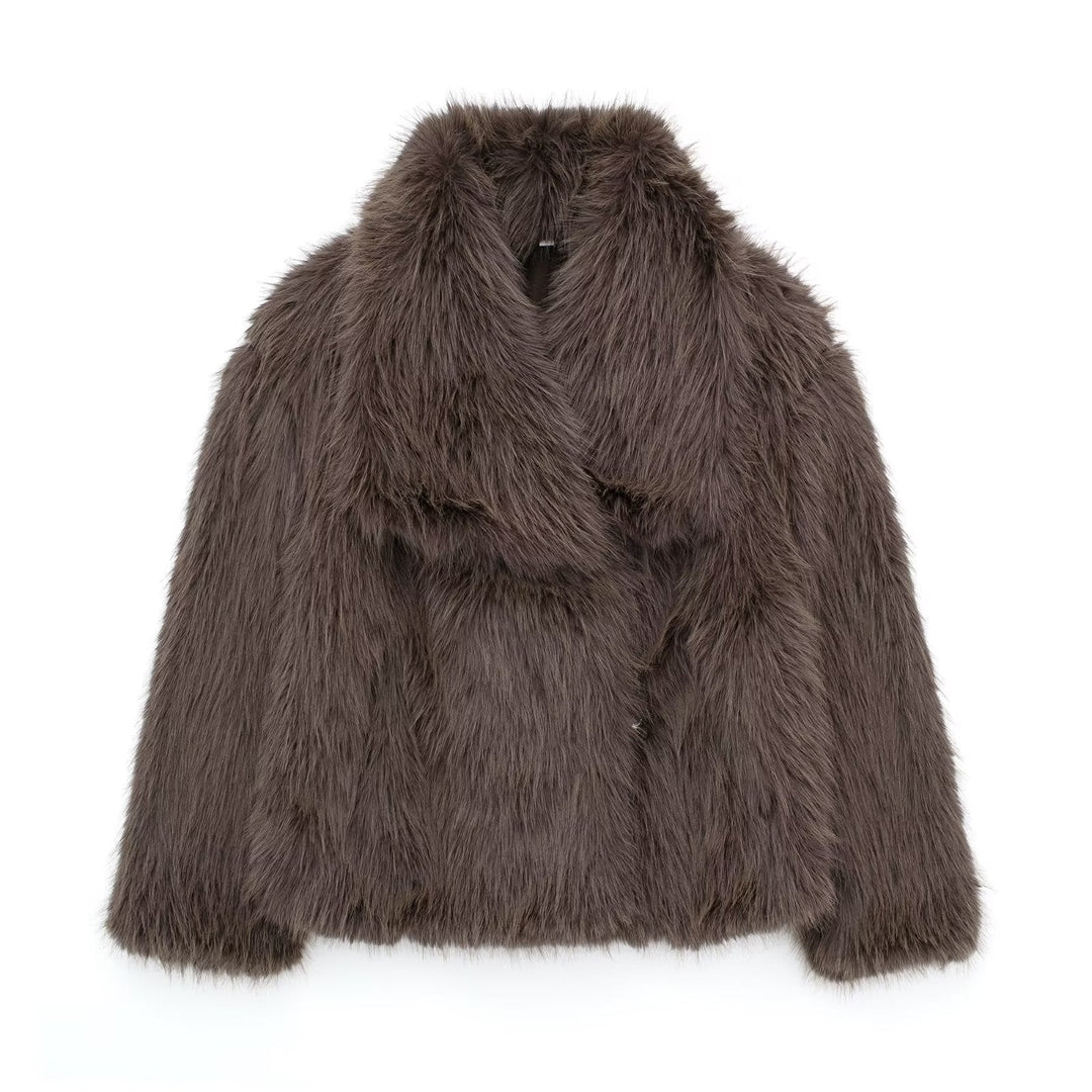 Iolanda | Cappotto in pelliccia sintetica