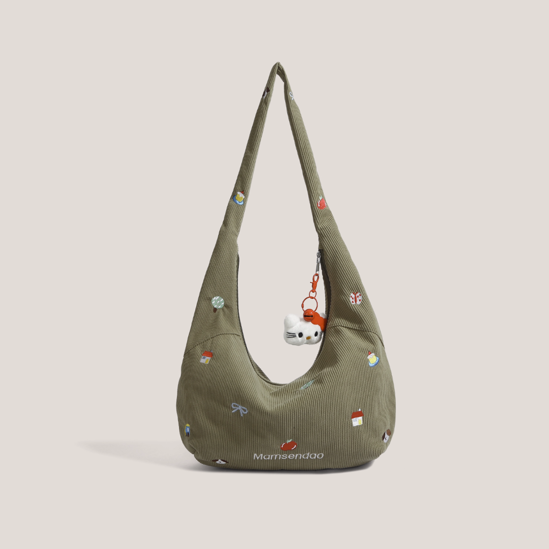 Borsa in Velluto a Coste
