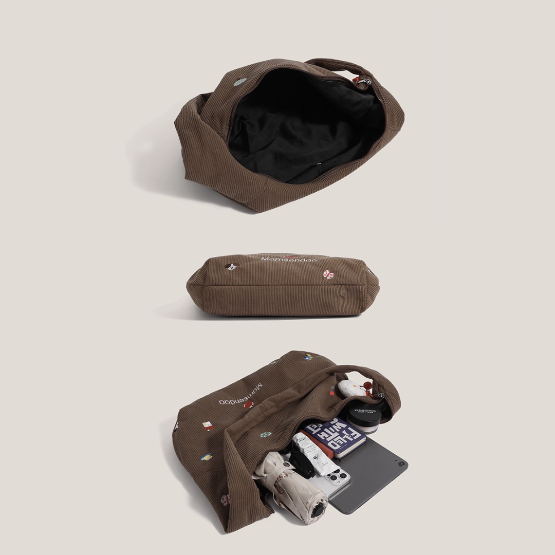 Borsa in Velluto a Coste