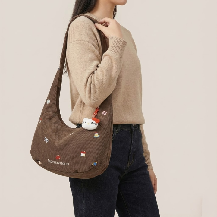 Borsa in Velluto a Coste