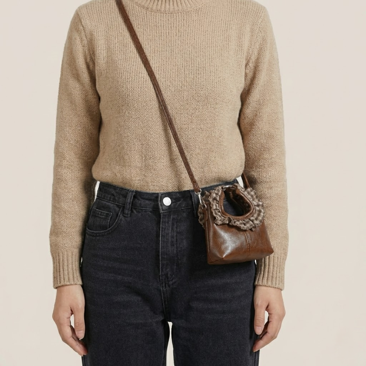 Borsa Tote con Volant
