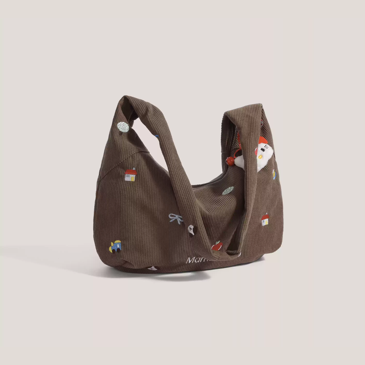 Borsa in Velluto a Coste