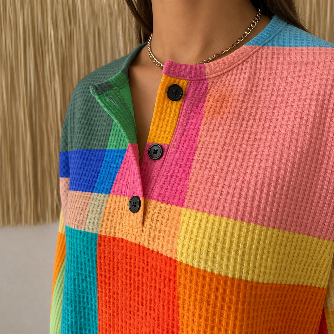 Clementina | Maglione a Nido d'Ape