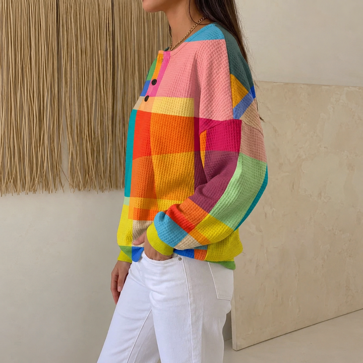 Clementina | Maglione a Nido d'Ape
