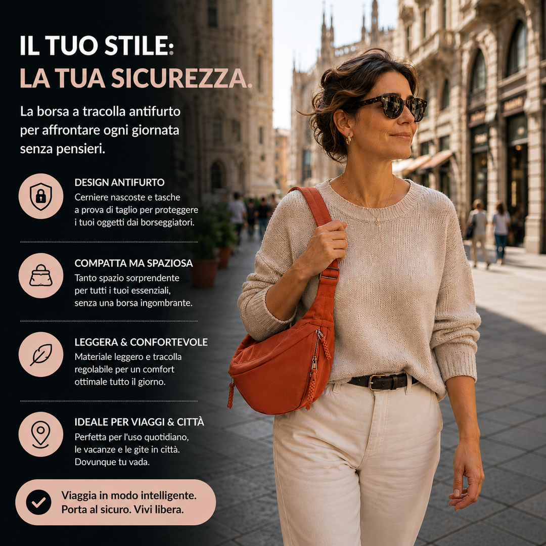 Gioia | Borsa a Spalla Terracotta