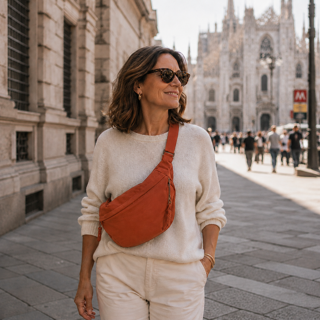 Gioia | Borsa a Spalla Terracotta