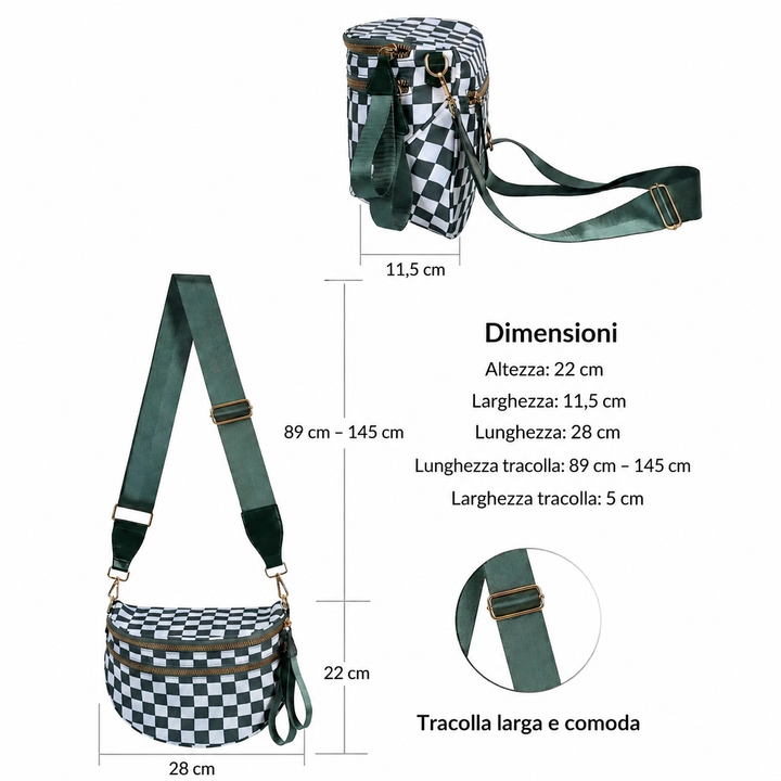 Dama | Borsa a Spalla più Spaziosa