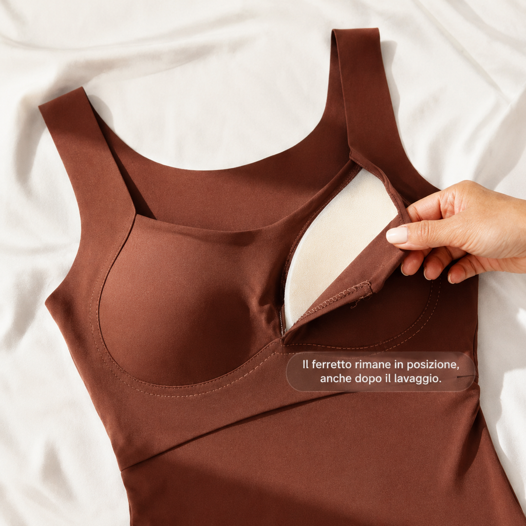Letizia | Top con Reggiseno Integrato Comfort