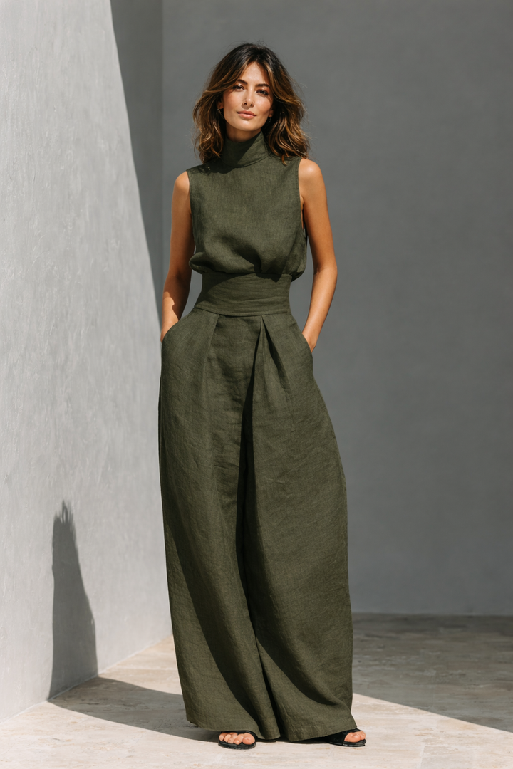 Maria | Completo con canotta e pantaloni ampi