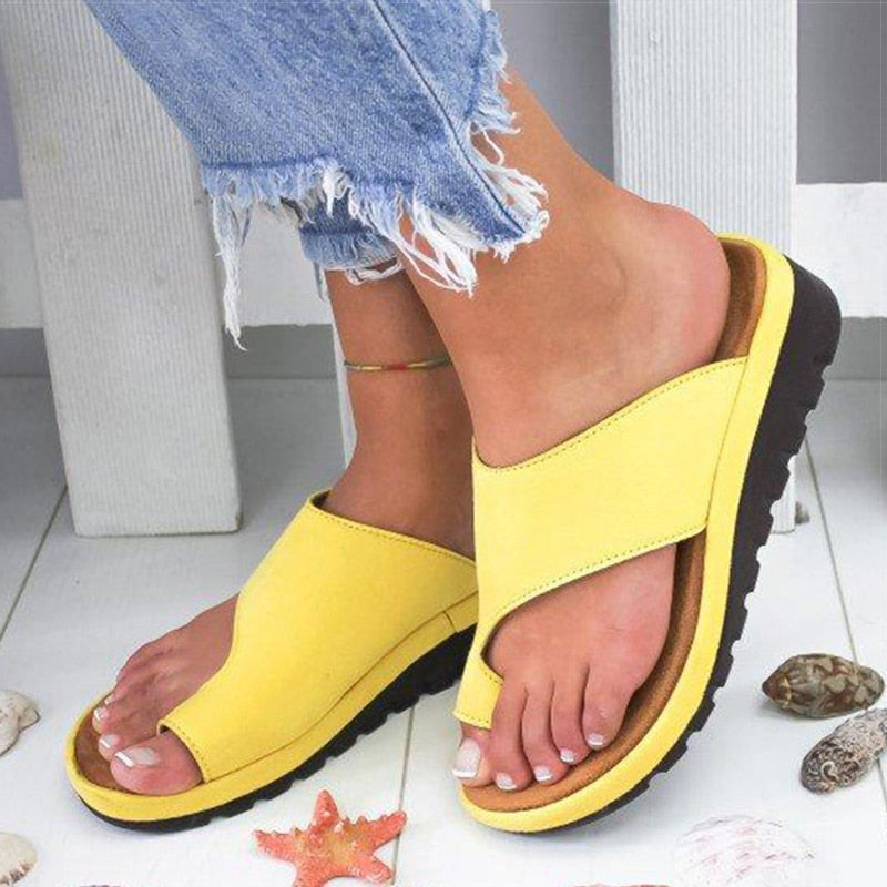 Sandali ortopedici estivi eleganti per donne con sollievo per bunioni