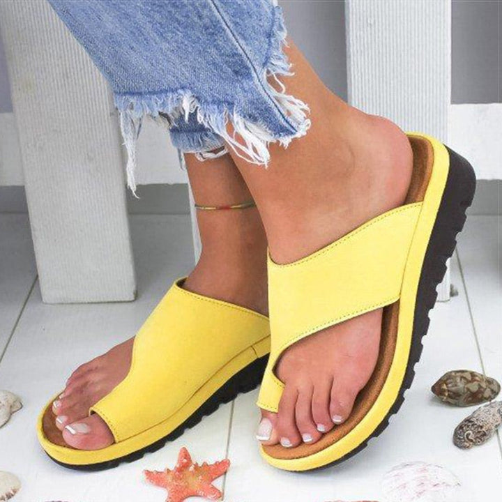Sandali ortopedici estivi eleganti per donne con sollievo per bunioni