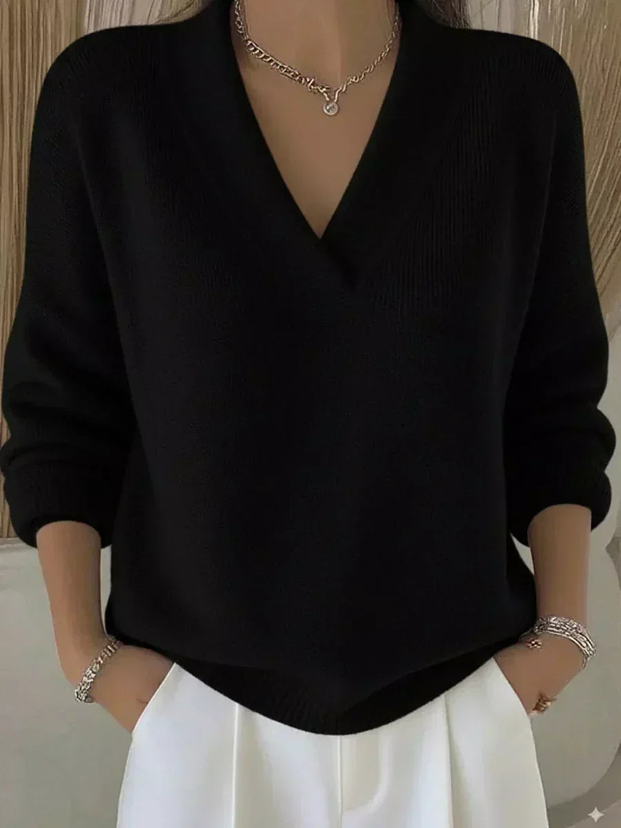 Antonia | Maglione Oversize con Collo a V