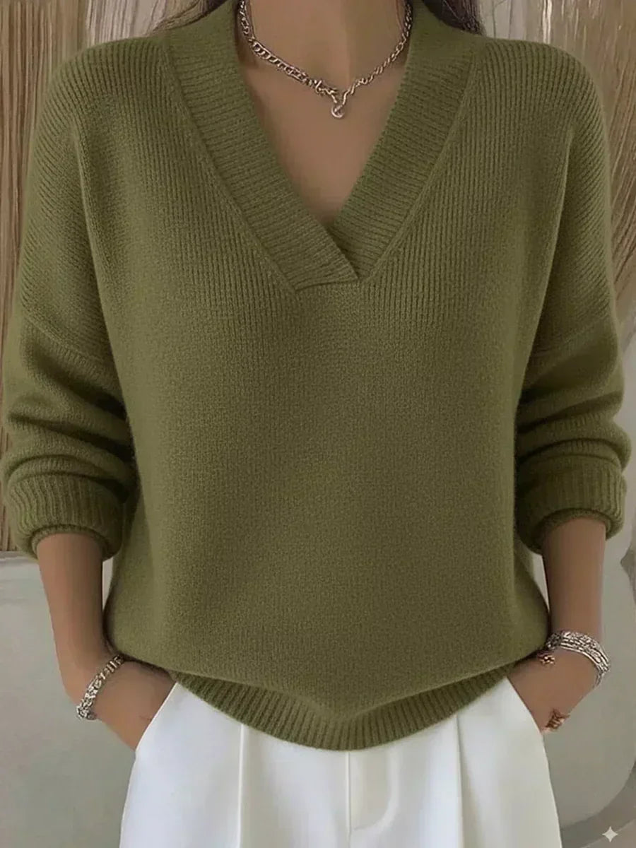 Antonia | Maglione Oversize con Collo a V