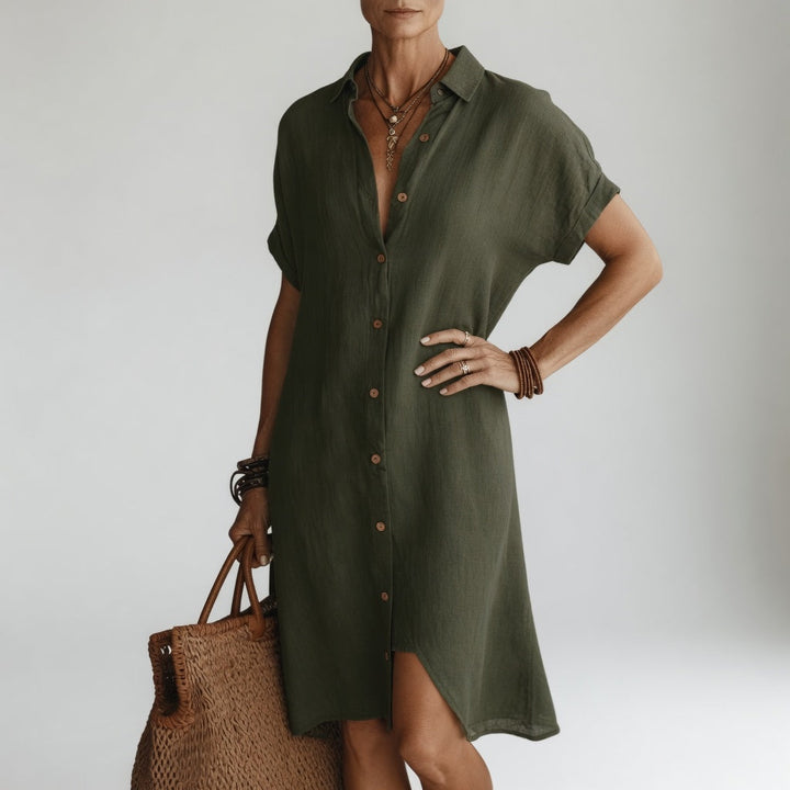 Mirella | Abito Camicia Midi