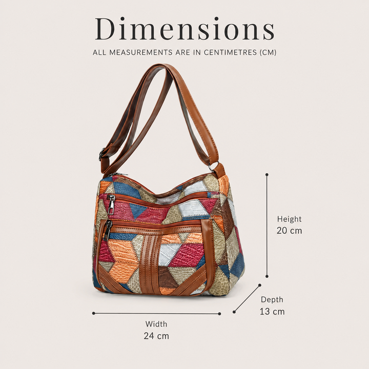 Nella | Borsa patchwork