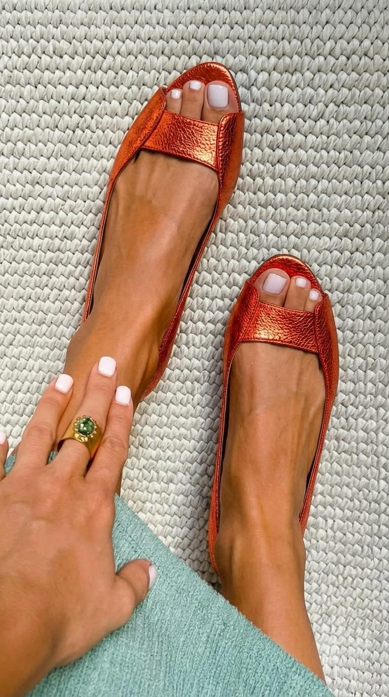 Adelina | Sandali Dorati Comfort Chic