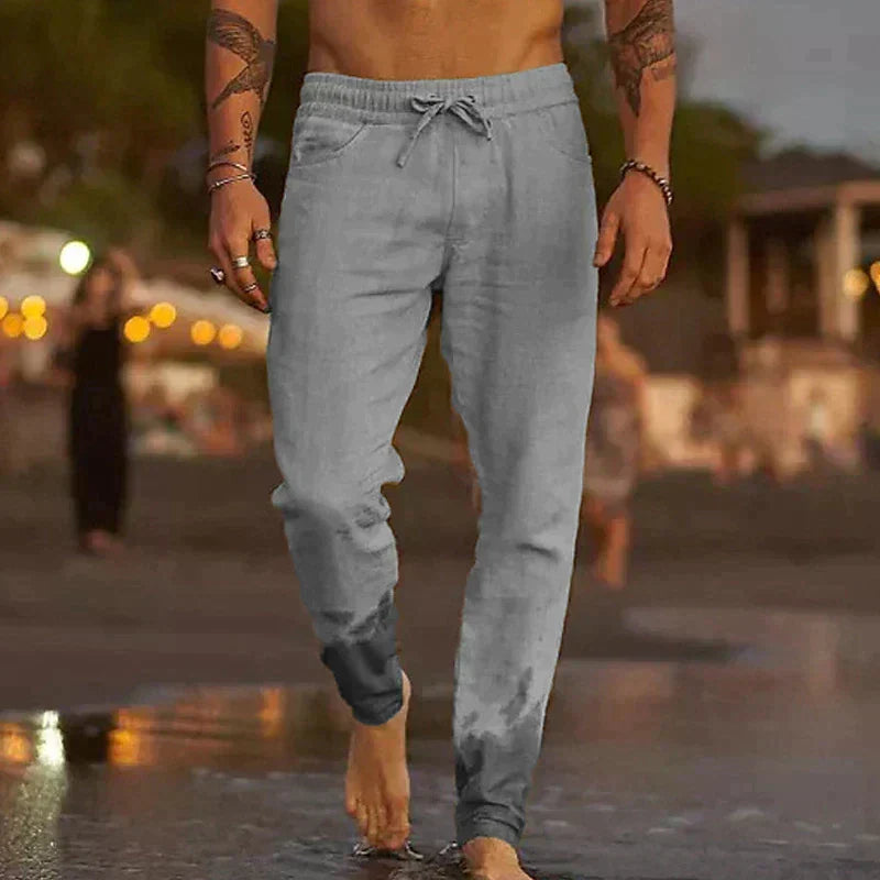 Valentina | Pantaloni da Spiaggia in Lino