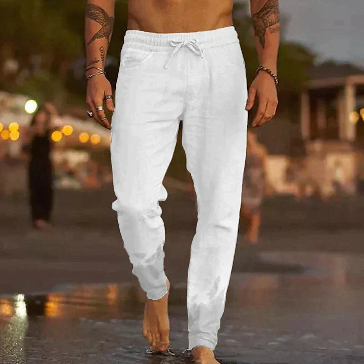 Valentina | Pantaloni da Spiaggia in Lino
