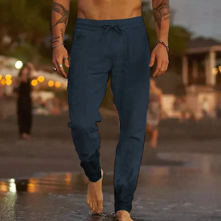 Valentina | Pantaloni da Spiaggia in Lino