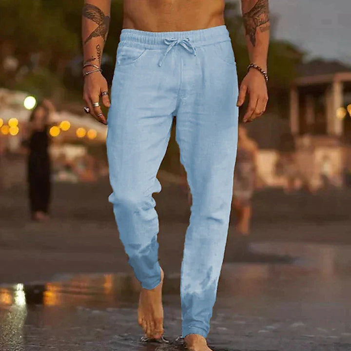 Valentina | Pantaloni da Spiaggia in Lino