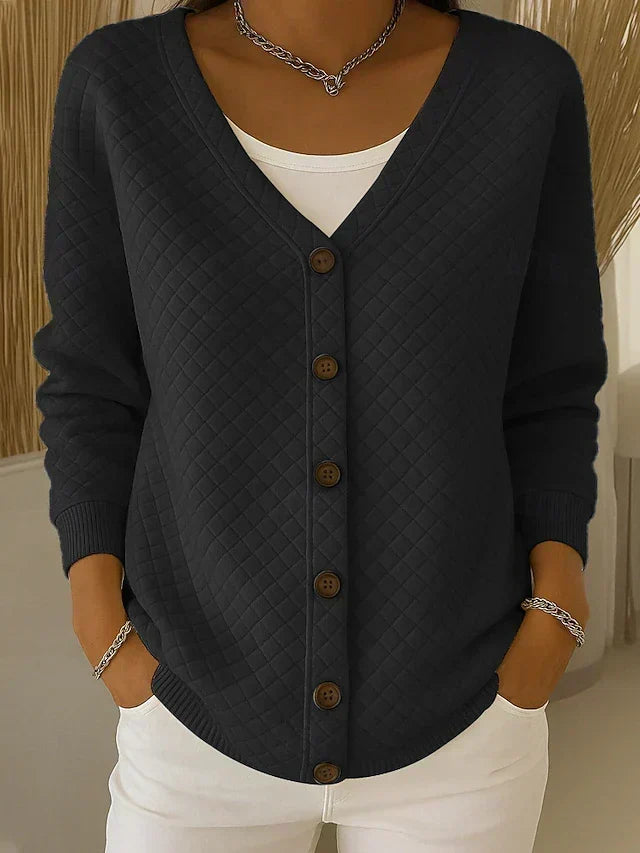 Inmaculada | Giacca Imbottita in Maglia con Bottoni