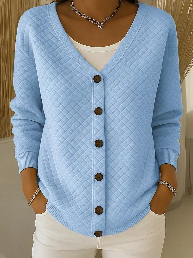 Inmaculada | Giacca Imbottita in Maglia con Bottoni