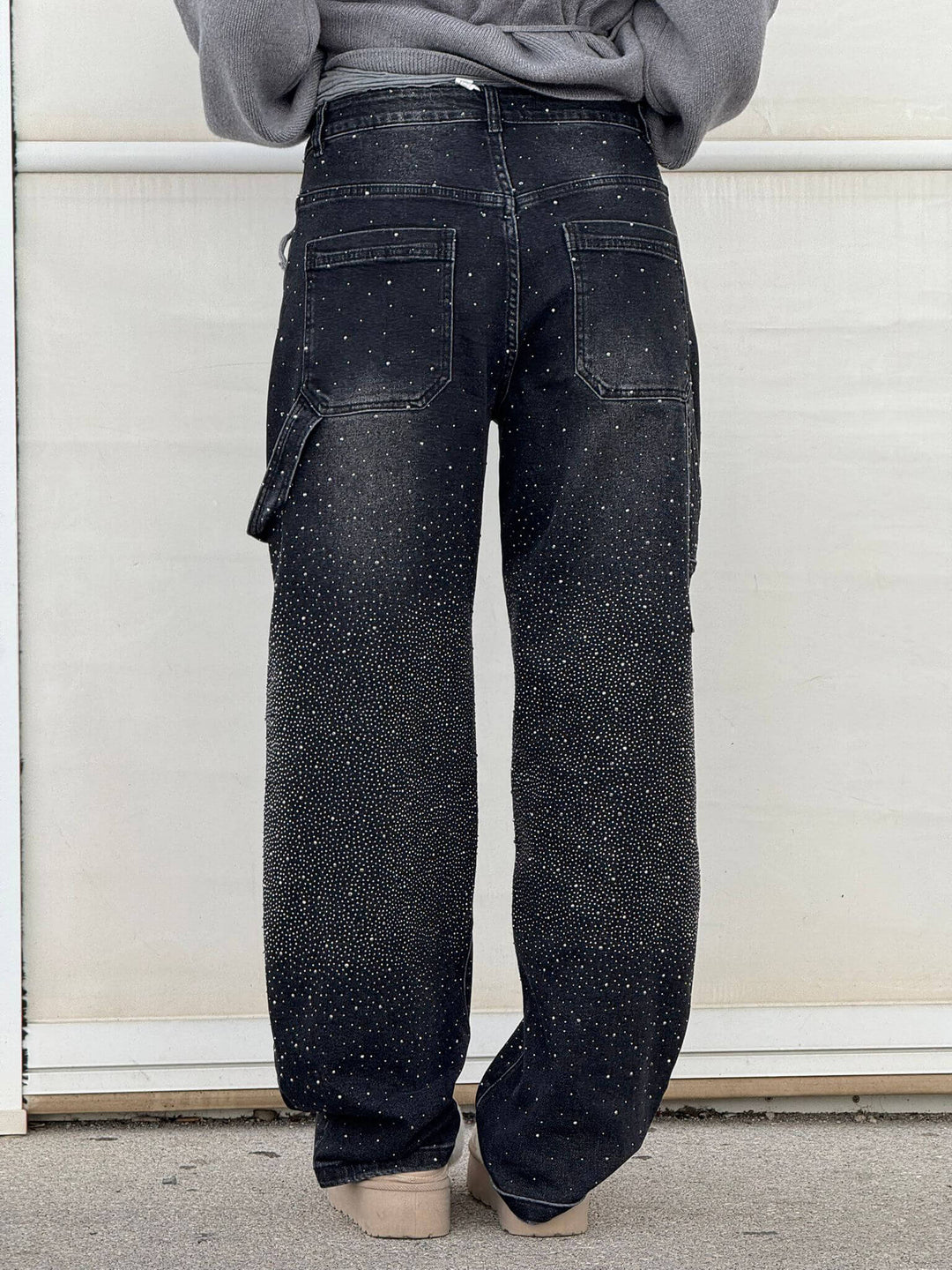 Cristina | Jeans Balloon con Dettagli Brillanti