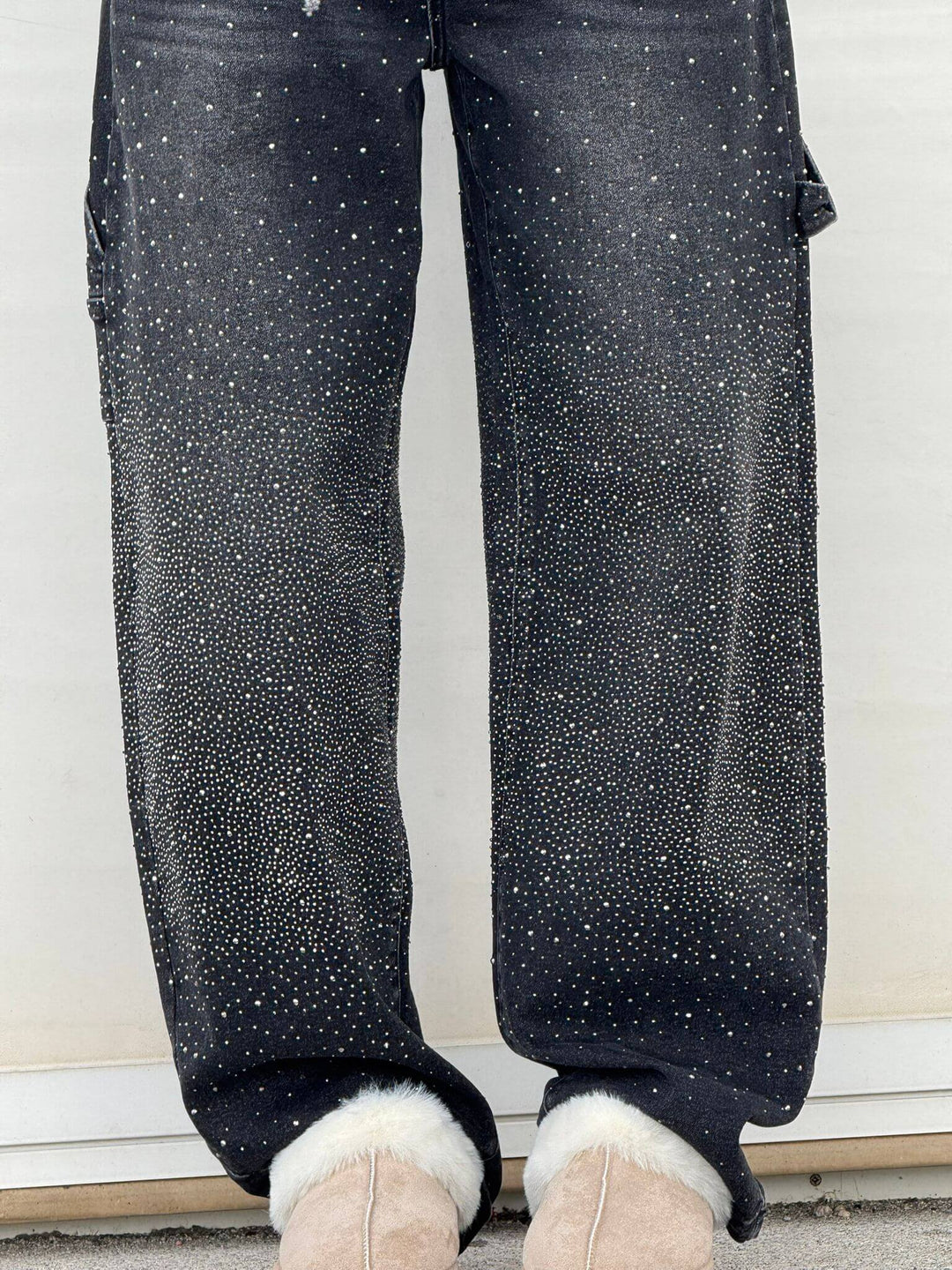 Cristina | Jeans Balloon con Dettagli Brillanti