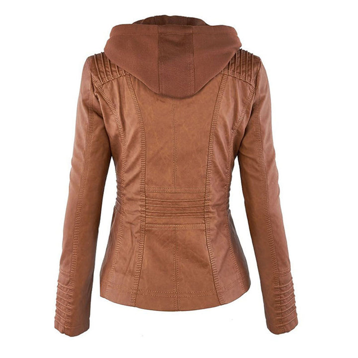 Calliope | Giacca Biker con Cappuccio