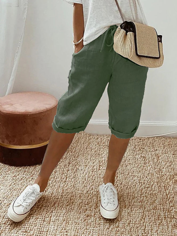 Lunara | Pantaloni Corti in Cotone