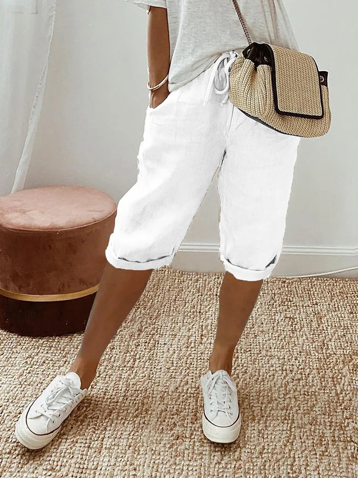Lunara | Pantaloni Corti in Cotone
