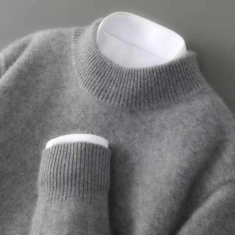 Albina | Maglione in misto cashmere con collo alto