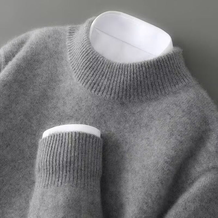 Albina | Maglione in misto cashmere con collo alto
