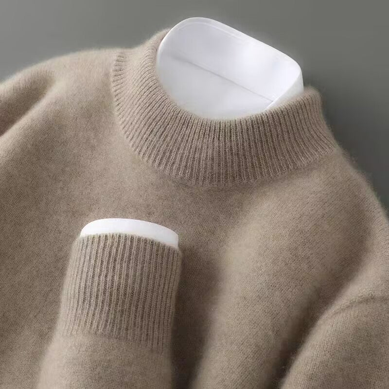 Albina | Maglione in misto cashmere con collo alto