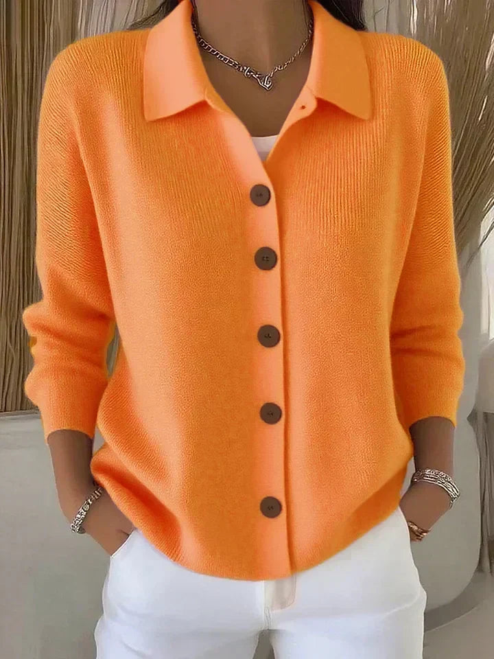 Marisol | Maglione con Collo e Bottoni