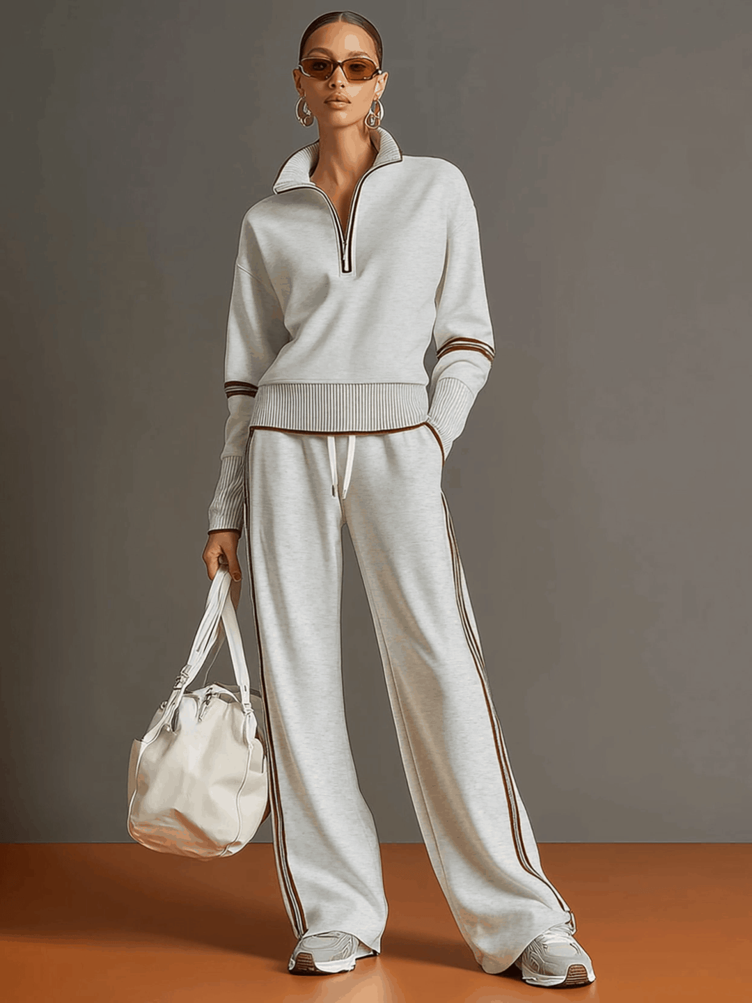 Doriana | Completo con maglia e pantaloni ampi