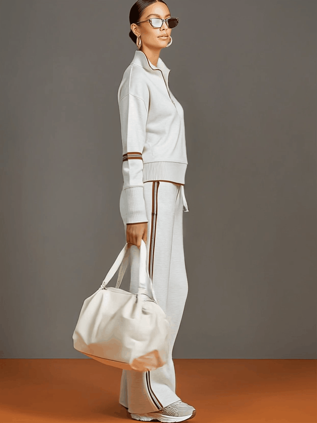 Doriana | Completo con maglia e pantaloni ampi