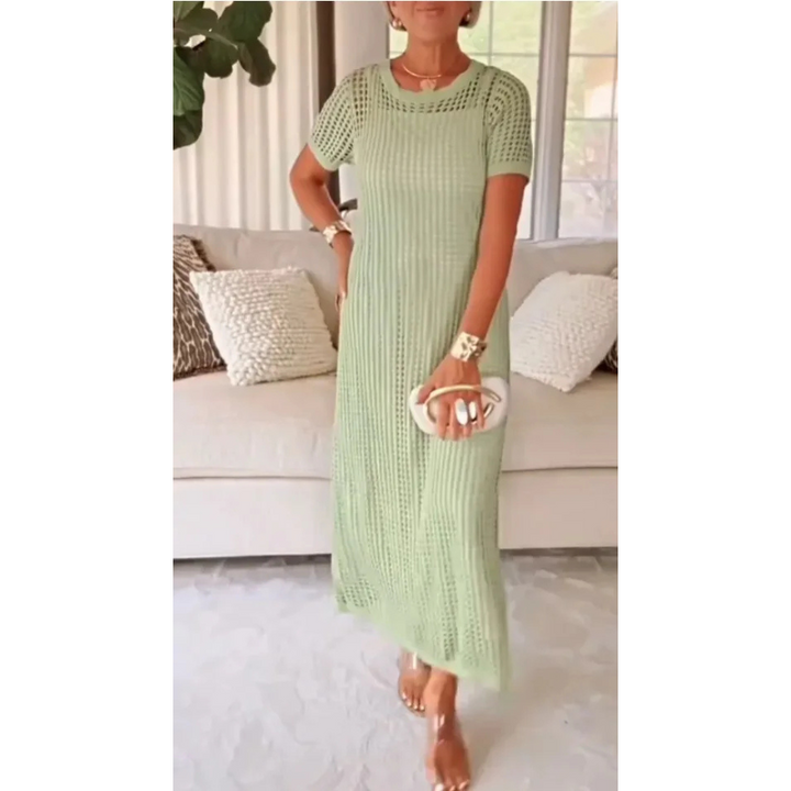 Vitalba | Abito Maxi Lungo con Cut-Out e Abito Interno Incluso