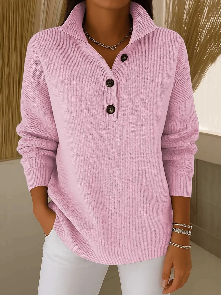Nicoletta | Maglione Polo con Scollo a V