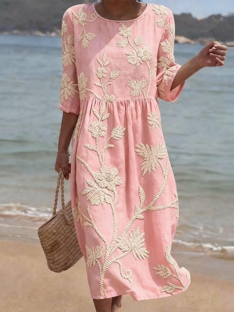 Rosalia | Abito Casual a Motivo Floreale