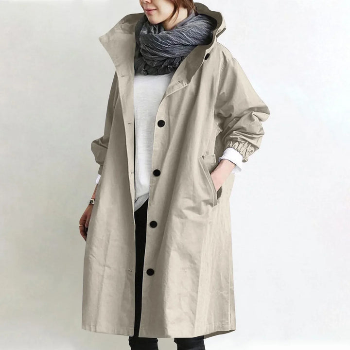 Arabella | Trench Lungo con Cappuccio