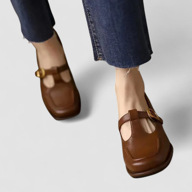 Florinda | Scarpe Basse con Cinturino a T