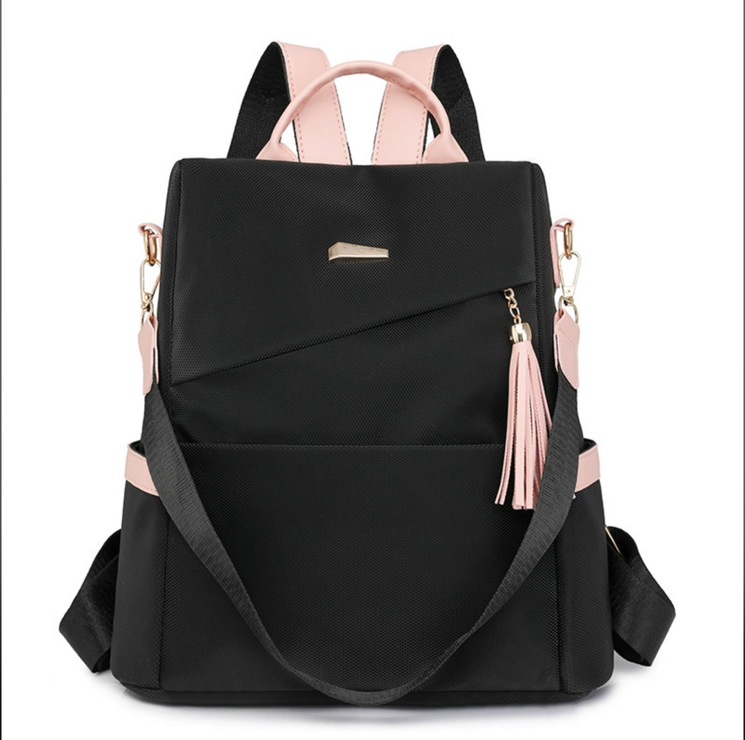 Vittoria zaino antifurto leggero nero e rosa