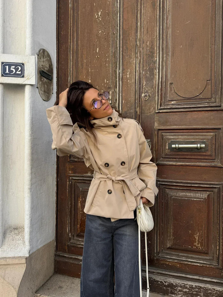 Teresa | Trench Impermeabile con Cintura